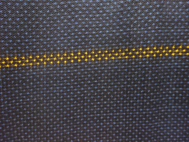 JAPANESE KIMONO / ANTIQUE KIMONO / SILK / DORO OSHIMA TSUMUGI / WOVEN STRIPE